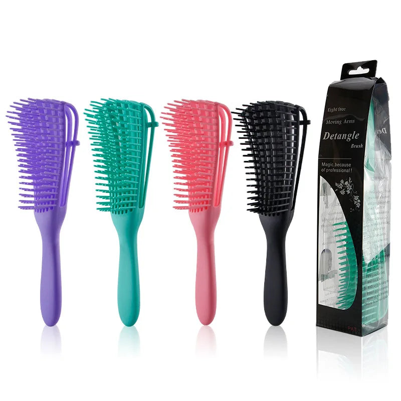 Octopus Wide Tooth Detangling Shampoo Comb | TPEE Hair Comb Hair Detangling Comb Peaceful Pleasures Health and Wellness