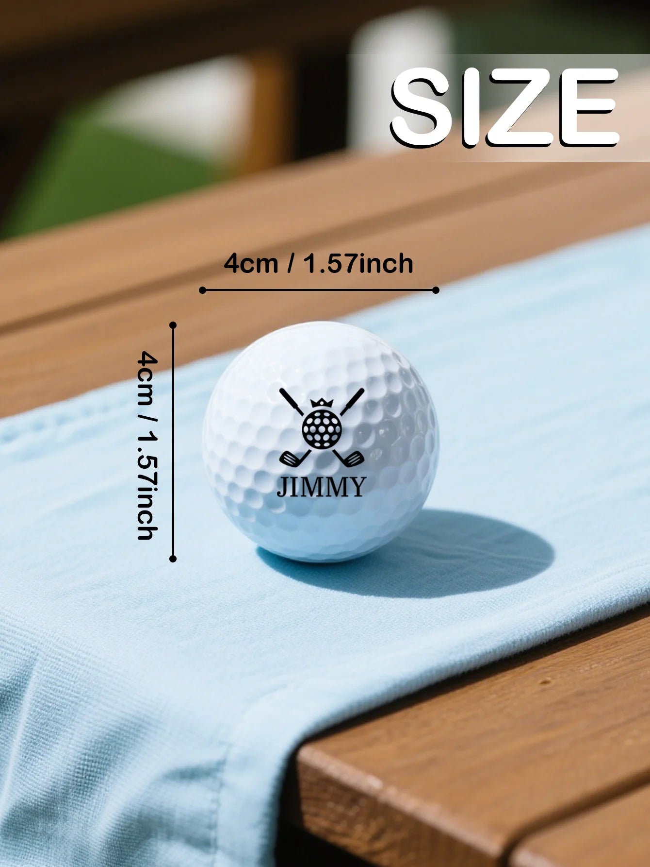 Custom Text Golf Balls Personalized Golf Ball Set 1 2 6 Pack Gift for Dad Boyfriend Golf Lover Birthday Fathers Day Gift Peaceful Pleasures Health and Wellness