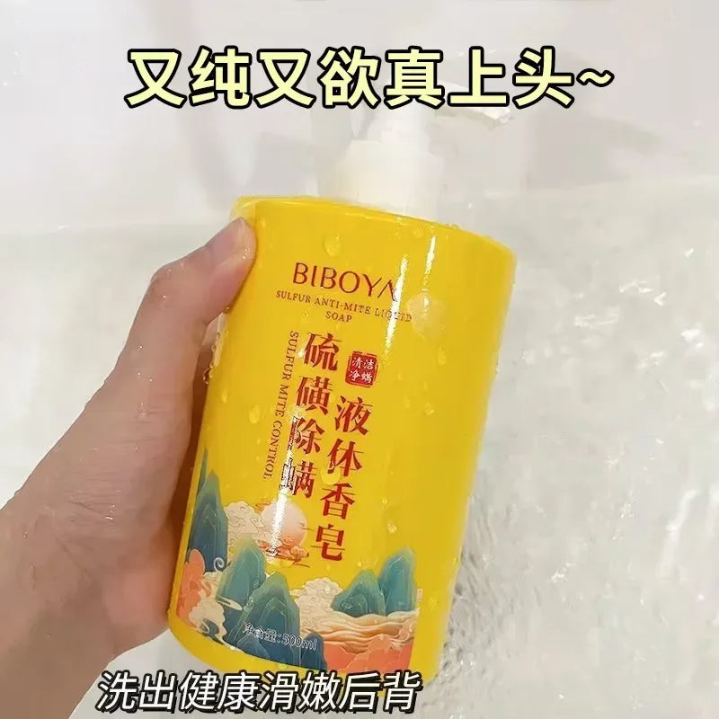 500ml Sulfur Body Wash – Deep Cleansing Shower Gel