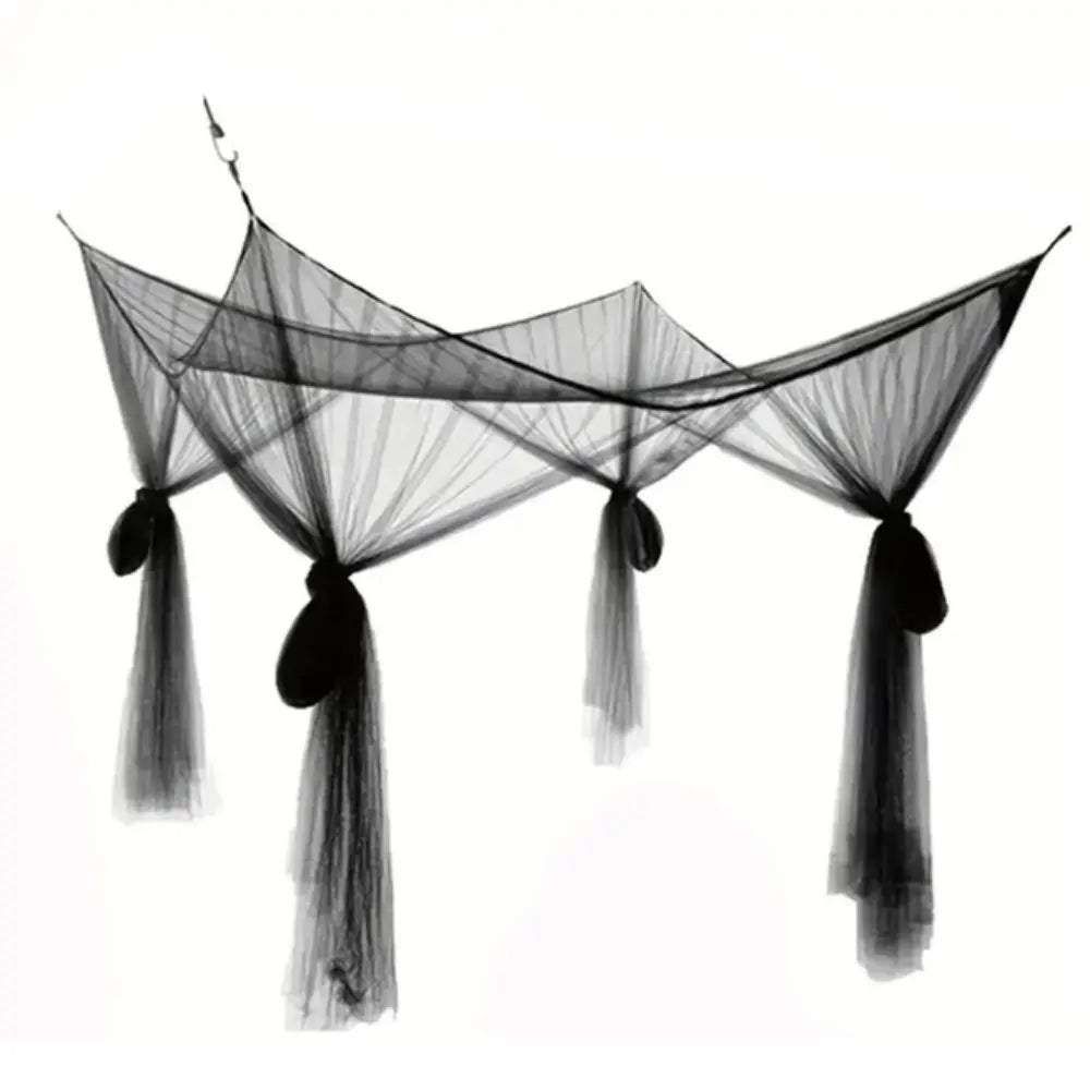 4-Corner Bed Canopy Mosquito Net | Breathable Square Bed Tent