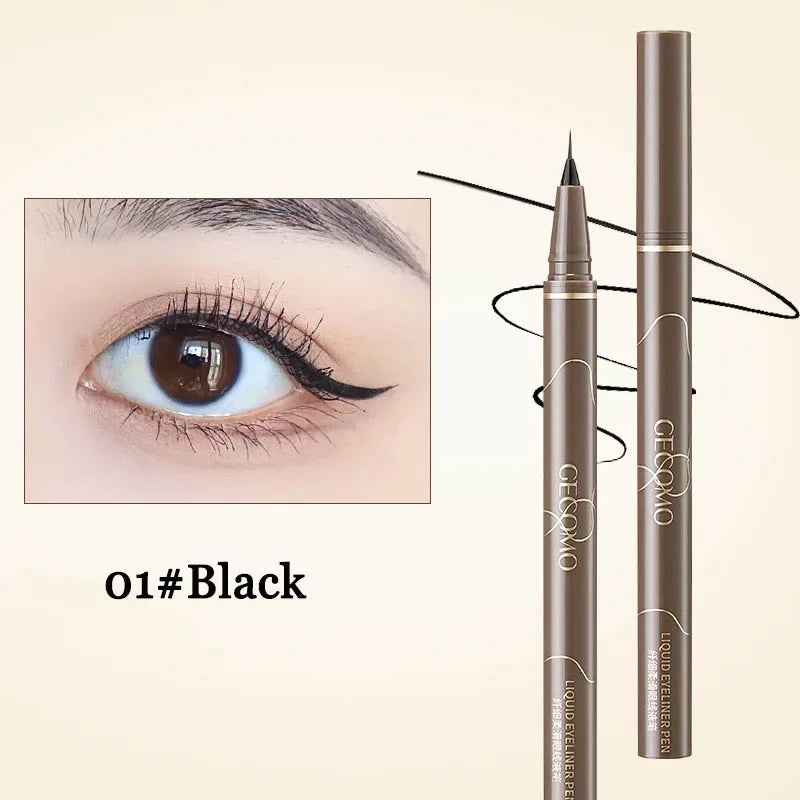 Ultra-Thin Waterproof Liquid Eyeliner Pen – Black & Brown