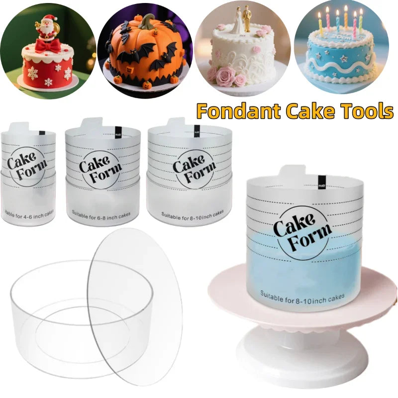 Round Adjustable Cake Ring Mold Retractable Fondant Tools Mousse Cake Ring Acrylic Circle Baking Ring DIY Mousse Cake Form Peaceful Pleasures Health and Wellness