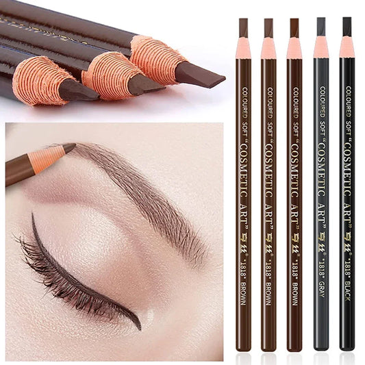 5PCS Professional Microblading Pencil Permanent Eyebrow Pencil Tattoo Waterproof Art Tint Makeup Eye Brow Pen Enhancers Cosmetic Peaceful Pleasures Health and Wellness