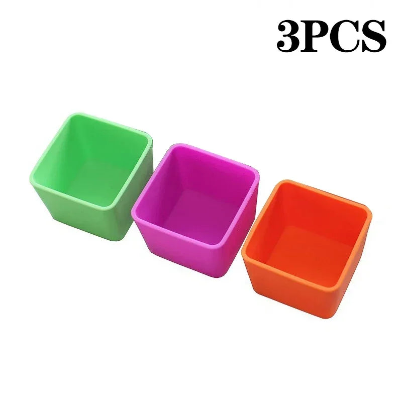 Reusable Silicone Bento Box Divider Cups – 1-6 Pack