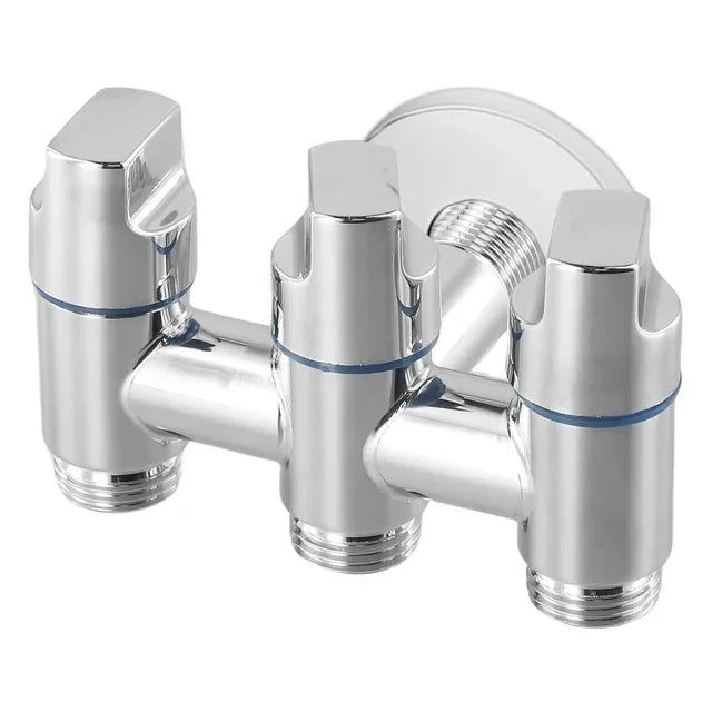 3-Way Angle Valve Multifunctional Diverter | Water Flow Control