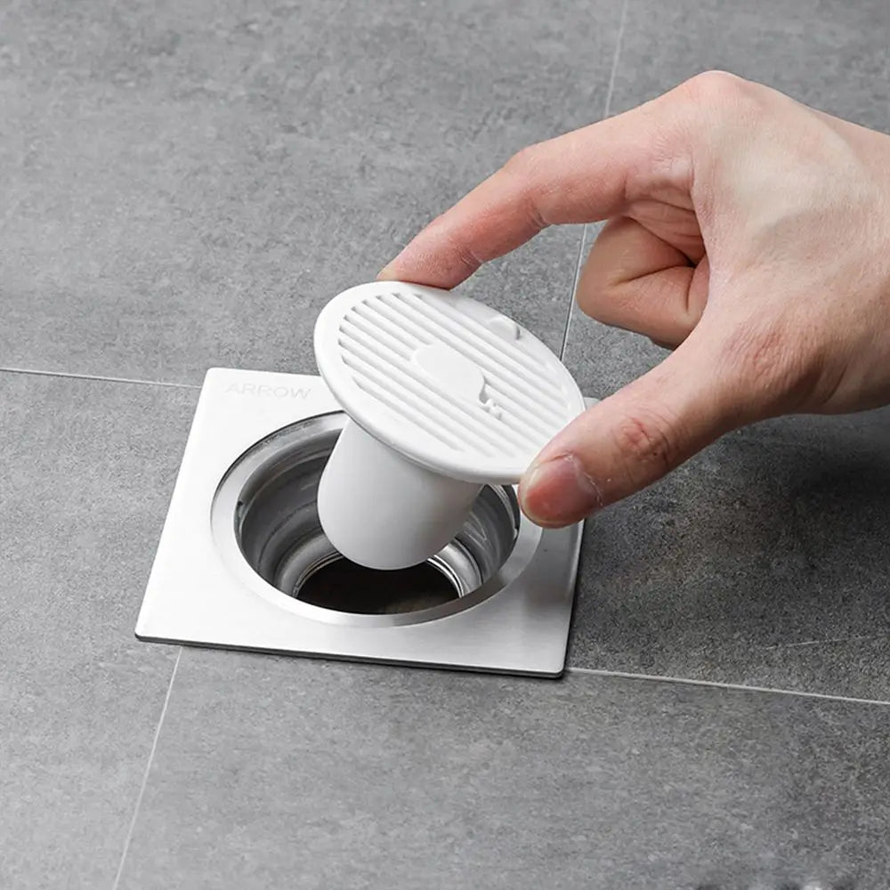 Whale Magnetic Shower Drain Stopper & Odor-Block Hair Trap