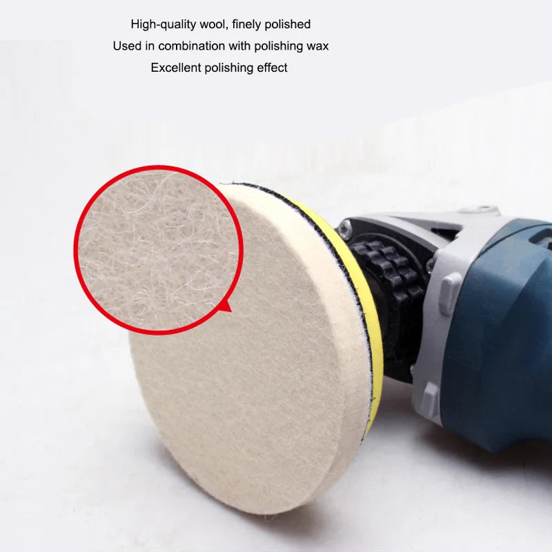 The Polishing Pad Made of Wool Felt Is Suitable for Glass and Stainless Steel Polishing Restoration and Grinding Pads Peaceful Pleasures Health and Wellness