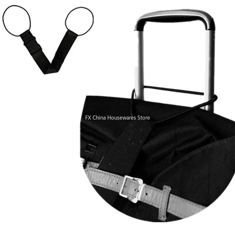 Elastic Adjustable Luggage Strap, Bungee Travel Security Belt, for Carry On, Secure Baggage Transport Peaceful Pleasures Health and Wellness