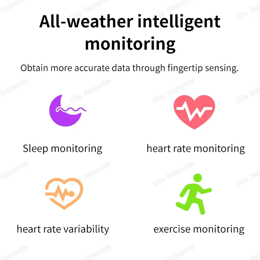 Smart Ring – Heart Rate, Sleep & Cycle Tracker | IP68