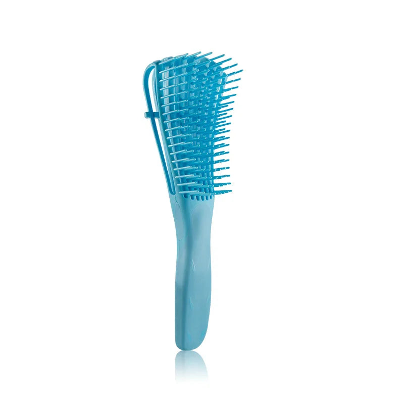 1Pcs Scalp Massage Detangling Brush Anti-Static Smooth Removes Hair Knots Comb For Salon Hairdressing Tools Peaceful Pleasures Health and Wellness Blue