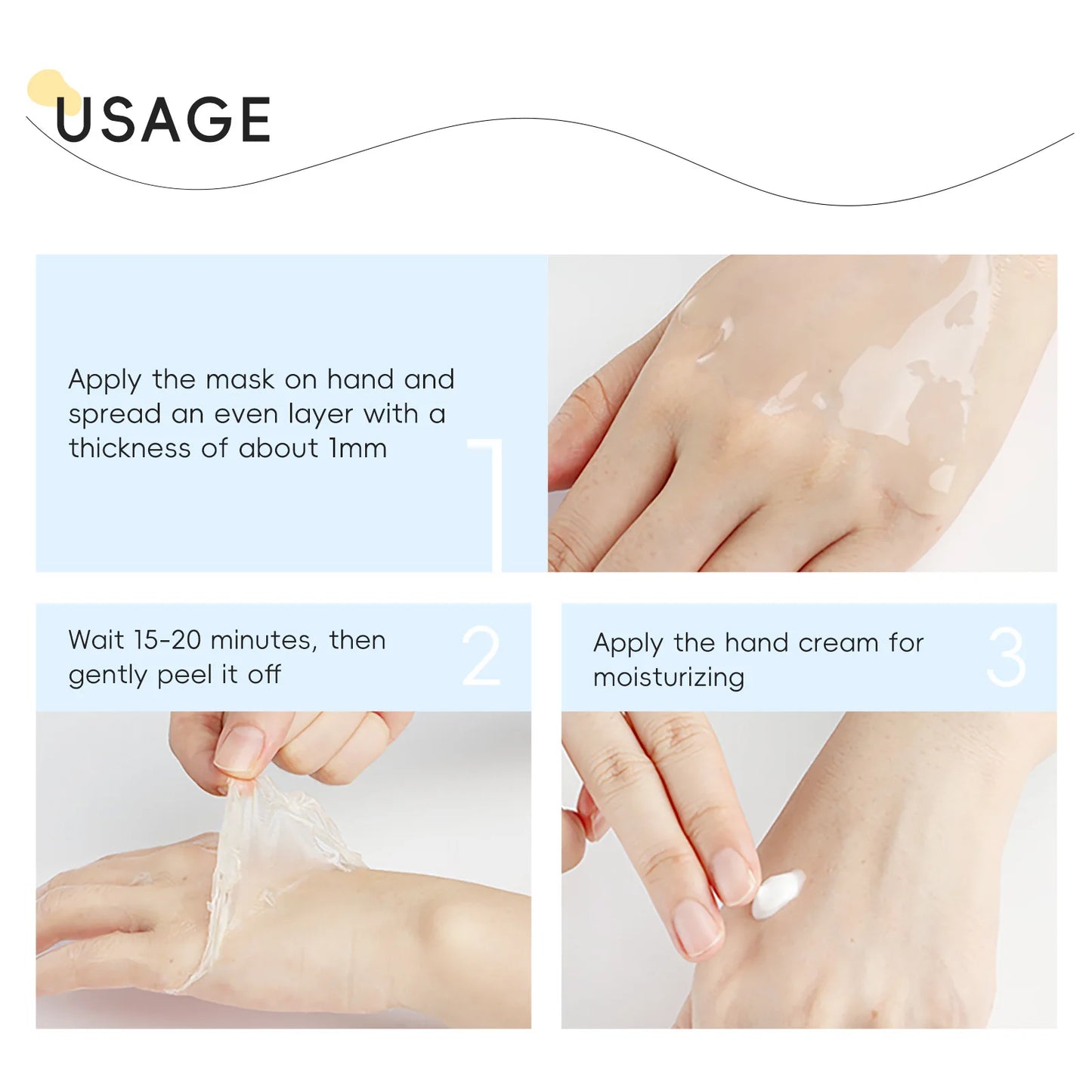 Laikou Milk Hand Wax Mask – Exfoliating & Moisturizing Peel