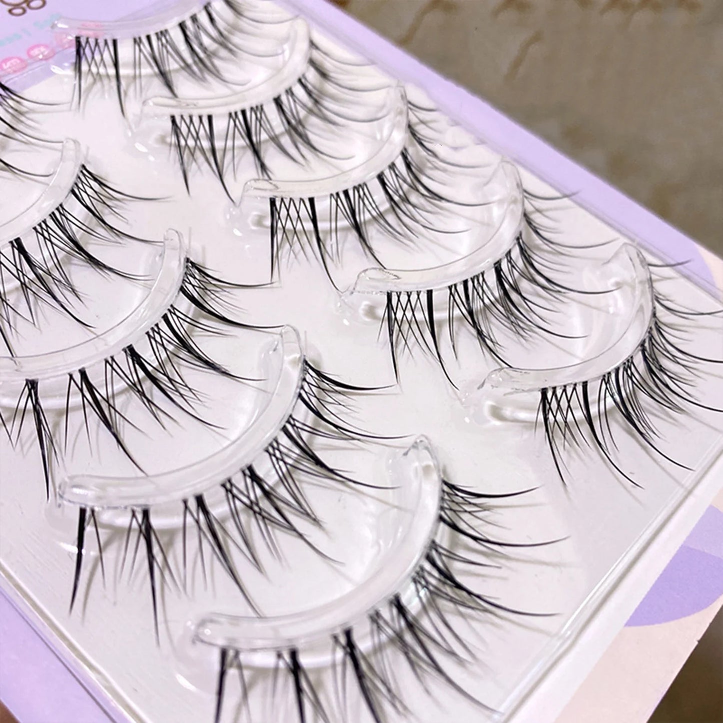 5 Pairs Sunflower Wispy False Eyelashes – Anime Manga Lashes False Eyelashes Peaceful Pleasures Health and Wellness