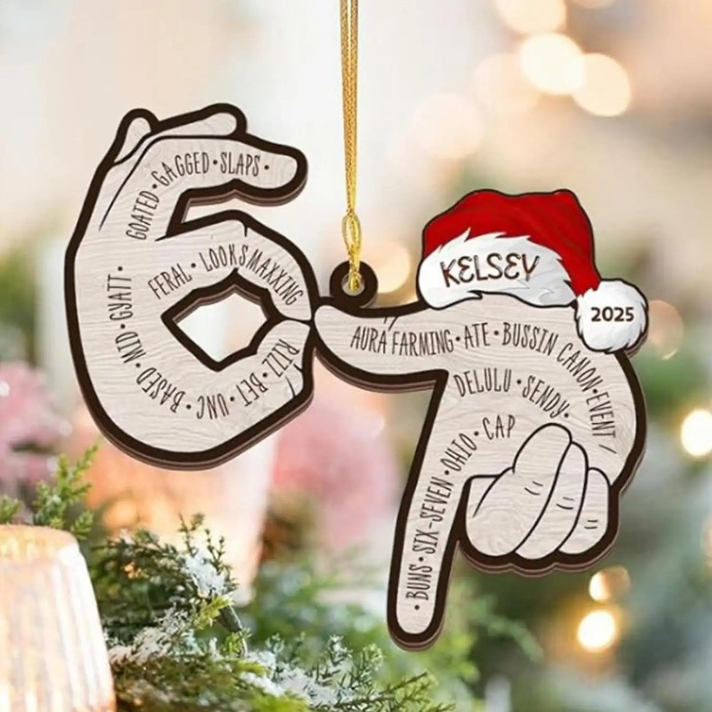 67 Shaped Wooden Christmas Tree Ornaments – Craft Pendants Set