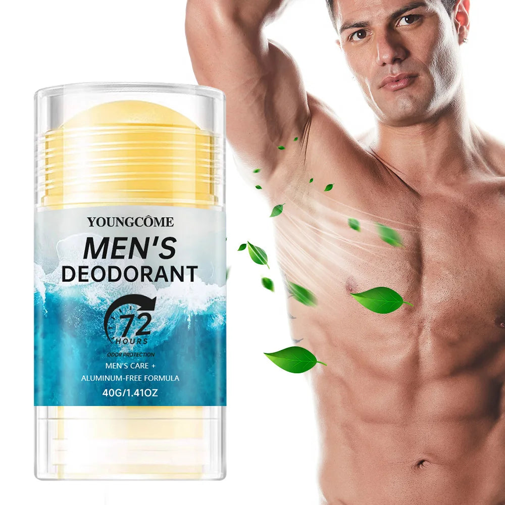 YOUNGCOME 72H Men's Deodorant Stick – Anti-Sweat Odor Control Men's Deodorant Stick Peaceful Pleasures Health and Wellness