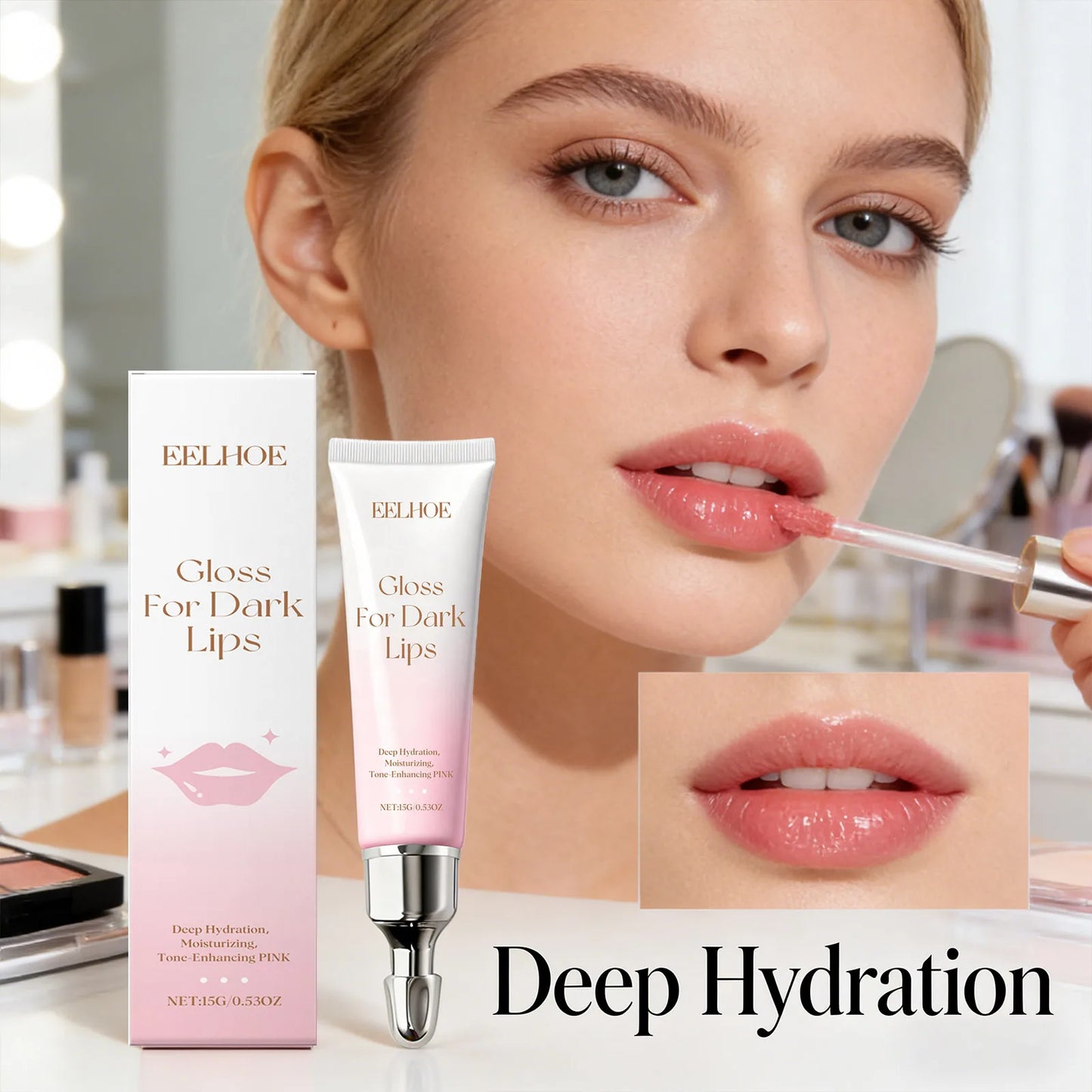 Eelhoe Vitamin C Lip Serum – Brighten, Moisturise & Volumise Lip Serum Peaceful Pleasures Health and Wellness