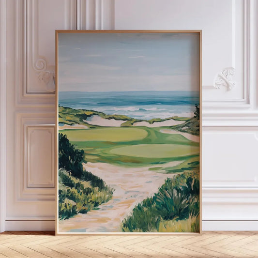 Watercolor Golf Canvas Print | Scenic Golf Landscape Wall Art Canvas Wall Art Peaceful Pleasures Health and Wellness TR2611812 20x30cm Unframed