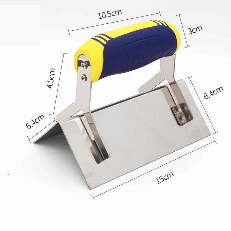Stainless Steel Concrete Trowel Inner Outer Corner Plastering 90