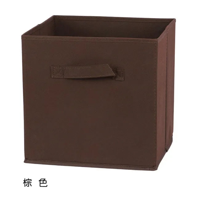 Non Woven Fabric Storage Box Home Supplies Clothing Underwear Storage Box,Kid Toy Storage Organizer Cabinet Drawer Organization Peaceful Pleasures Health and Wellness Brown