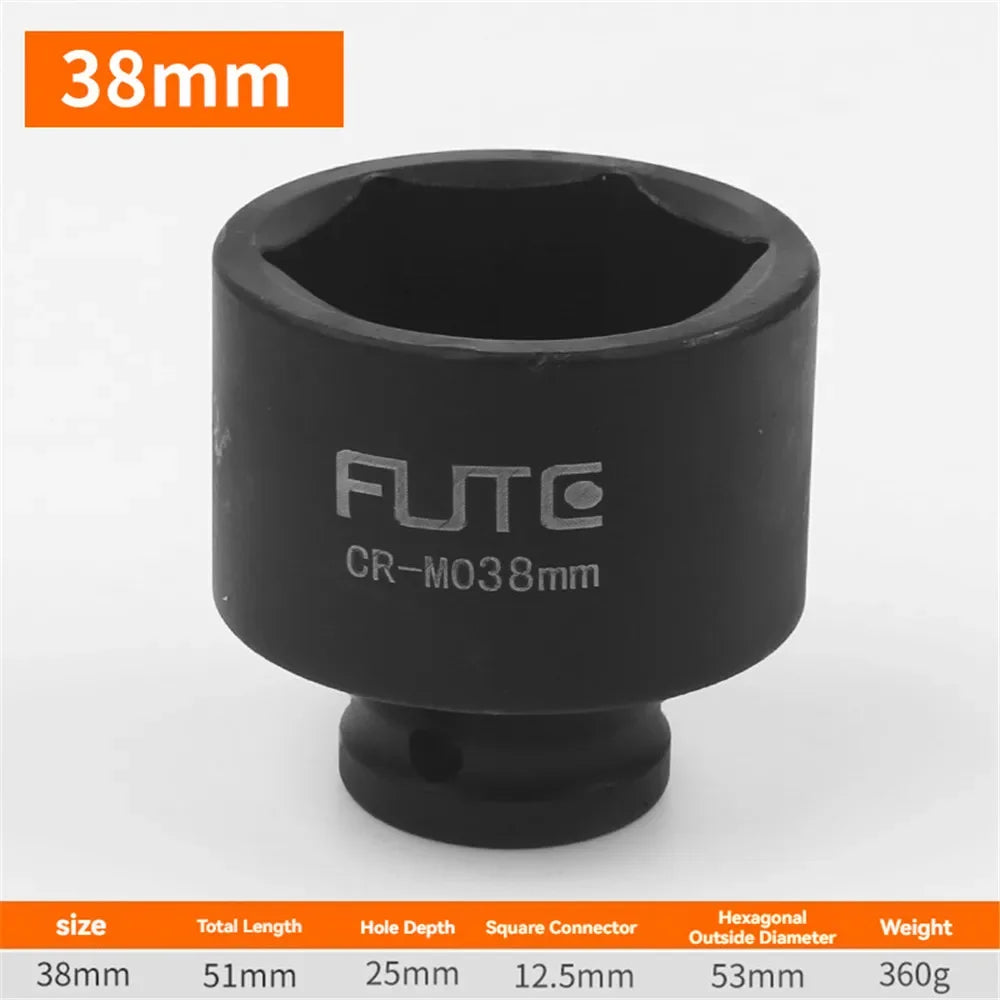 1/2" Drive Impact Socket Square to Hex Adapter | Cr-V Steel