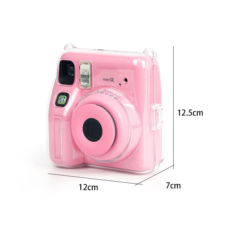 For Instax Mini SE Camera Protective Sleeve Transparent Shockproof Dustproof Camera Protective Sleeve Protective Acessaries Peaceful Pleasures Health and Wellness
