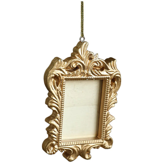 Vintage Baroque Photo Frame Mini Picture Frames Christmas Tree Peaceful Pleasures Health and Wellness Rectangular