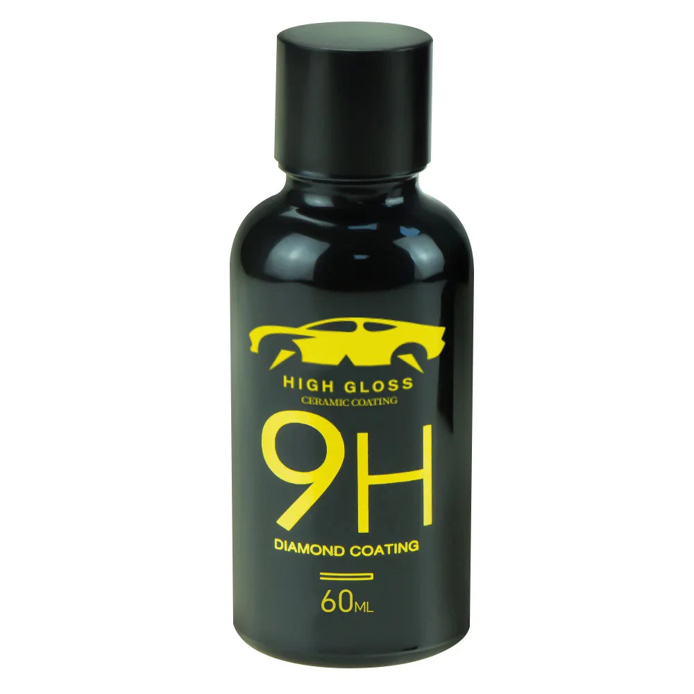 9H Car Liquid Ceramic Coat Super Hydrophobic Glass Coating Set Polysiloxane and Nano materials Ceramics For Cars Peaceful Pleasures Health and Wellness 1 SET