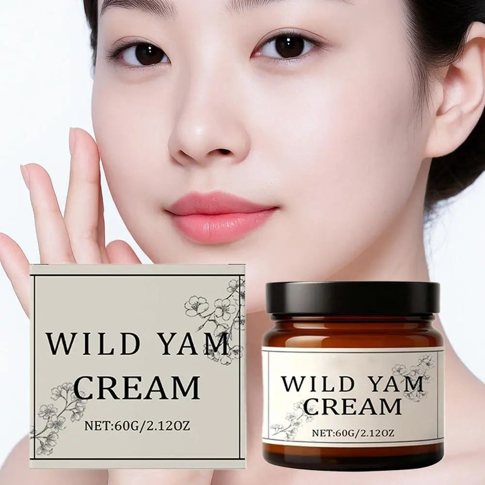 Wild Yam Cream Moisturizing Face Cream Body Lotion Face Cream Care Even & Luminous Skin Peaceful Pleasures Health and Wellness