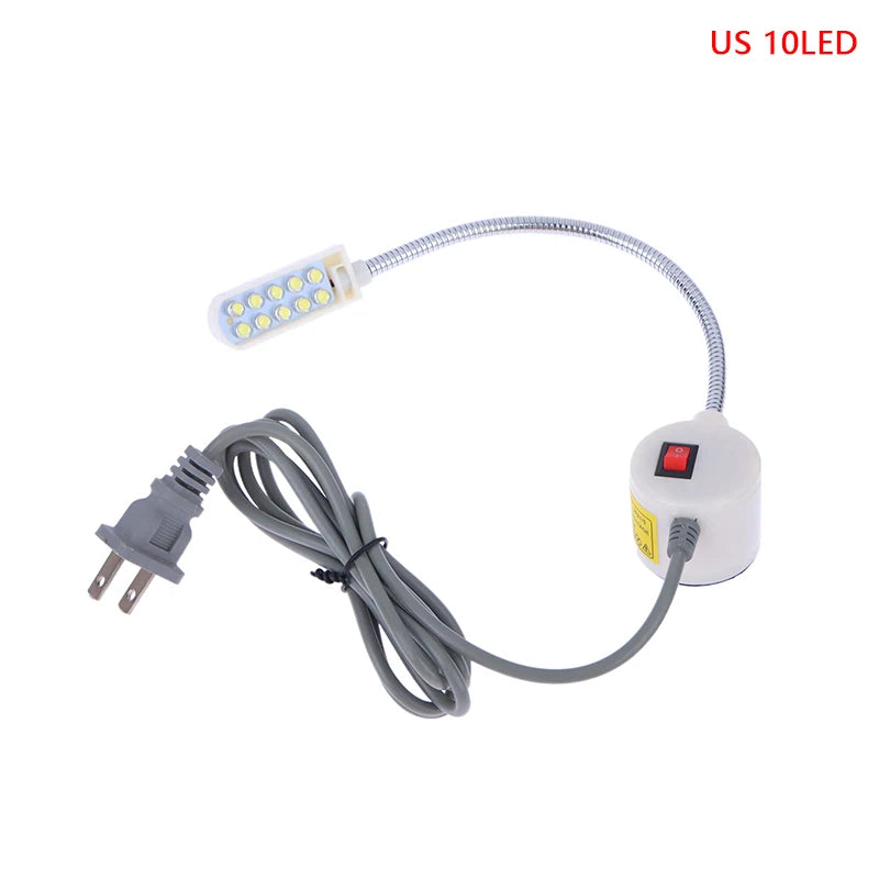 LED Gooseneck Sewing Machine Lamp | 10/20/30 LED Workbench Light Gooseneck Work Lamp Peaceful Pleasures Health and Wellness US1