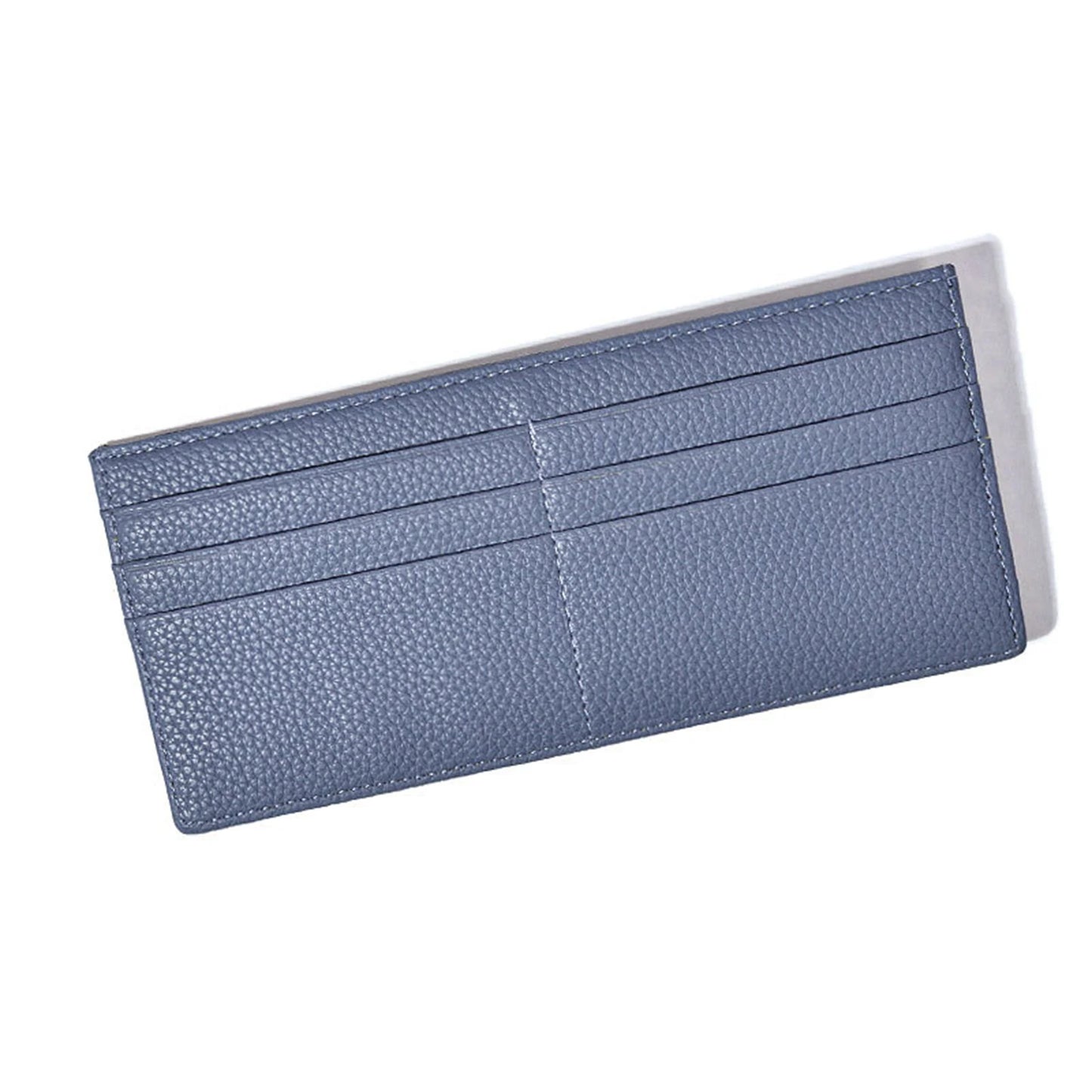 Women's Business Zipper Coin Pocket Wear-resistant Easy Portability Stylish Wallet for Home Office Travel Business Peaceful Pleasures Health and Wellness Blue