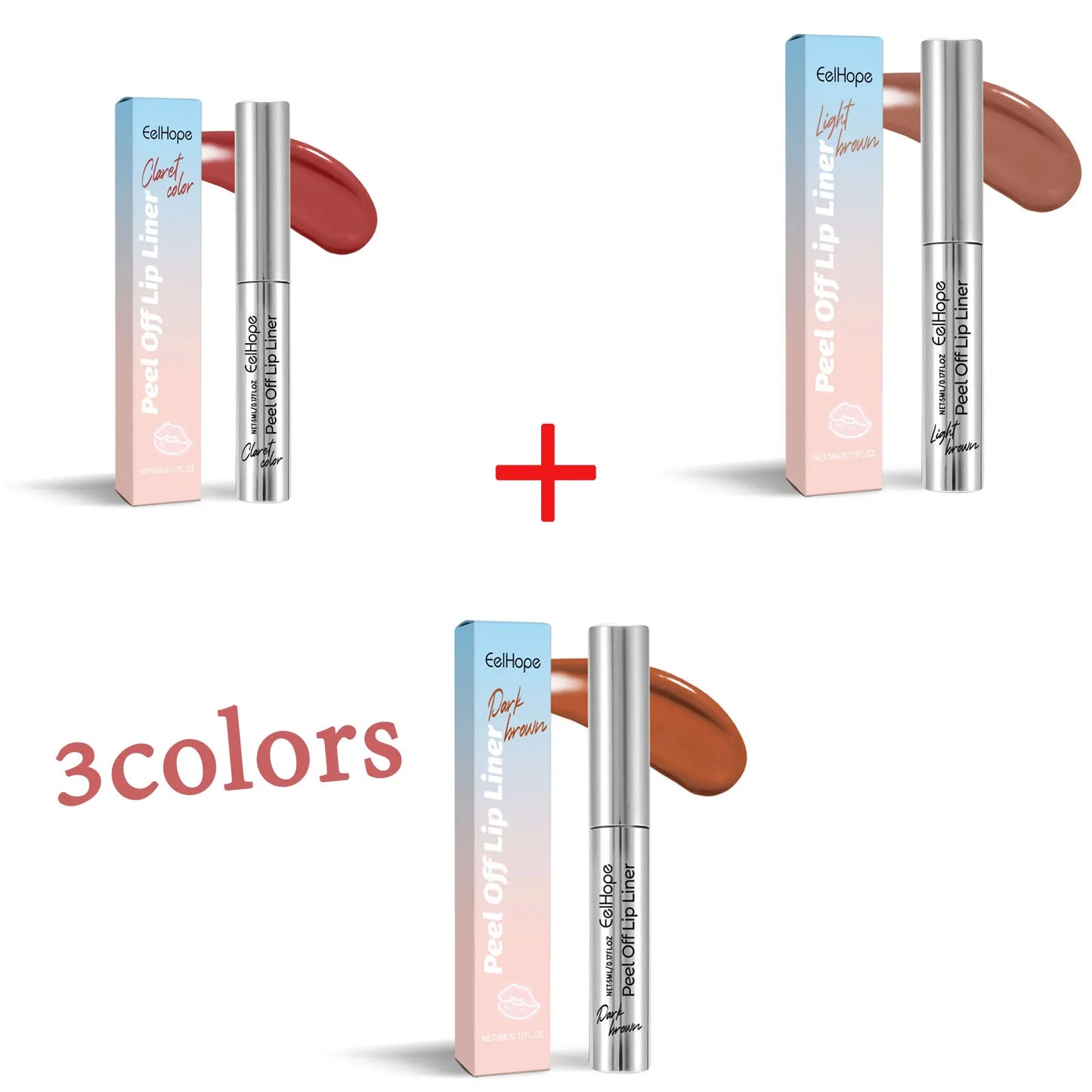 Eelhope Peel-Off Lip Liner – Waterproof Matte Tint Lip Stain