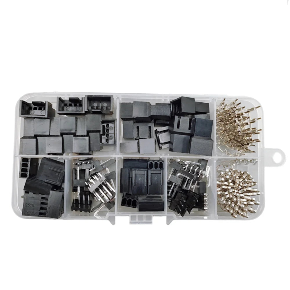 2540 2.54mm KF2510 3+1P PWM Fan Male Female Housing Connector Interface Straight / Right Angle Pin Header 2.54mm 4pin 2510 Peaceful Pleasures Health and Wellness