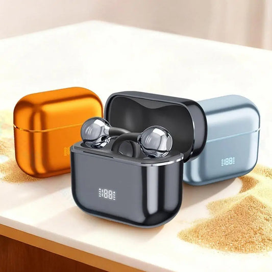 GRWIBEOU N39 Open-Ear Clip Bluetooth 5.4 Earbuds | 50Hr HiFi Wireless Clip Earbuds Oasis Select