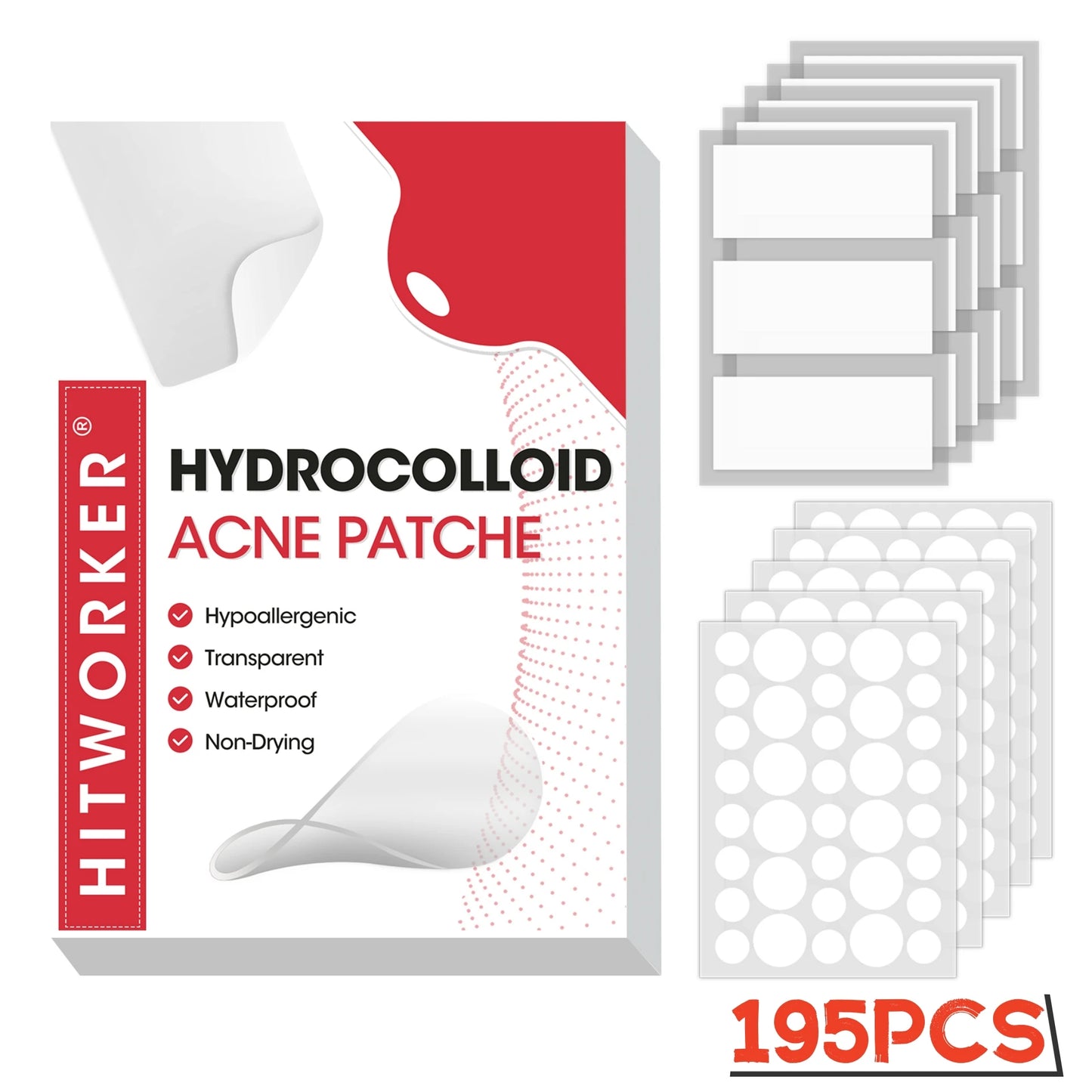 Hydrocolloid Acne Patches – Invisible, Waterproof | All Skin Types