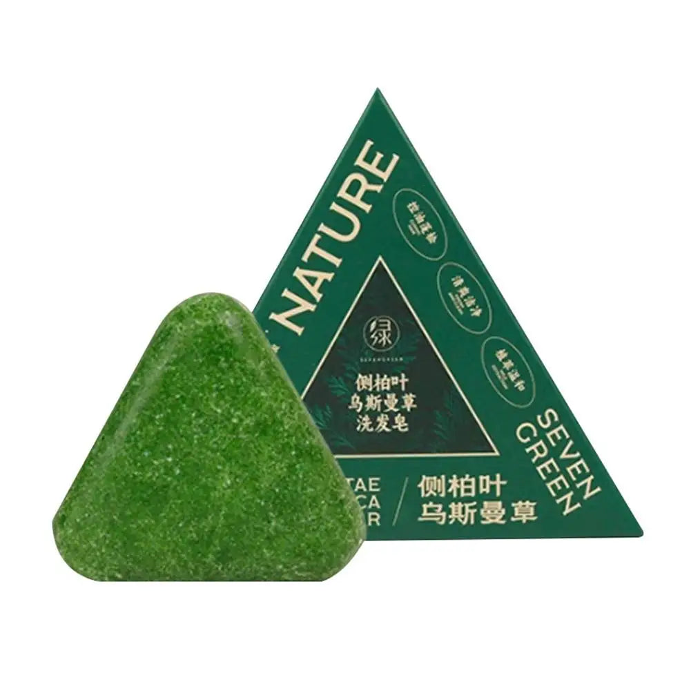 BIOAOUA Thuja & Usman Grass Solid Shampoo Bar – All Hair Types