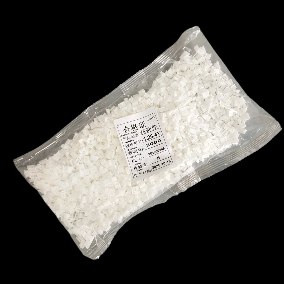 2000Pcs/Bag 1.25mm Pitch Connector Housing 2-10Pin Plug Female Pin Header Crimp Terminal Connector Peaceful Pleasures Health and Wellness