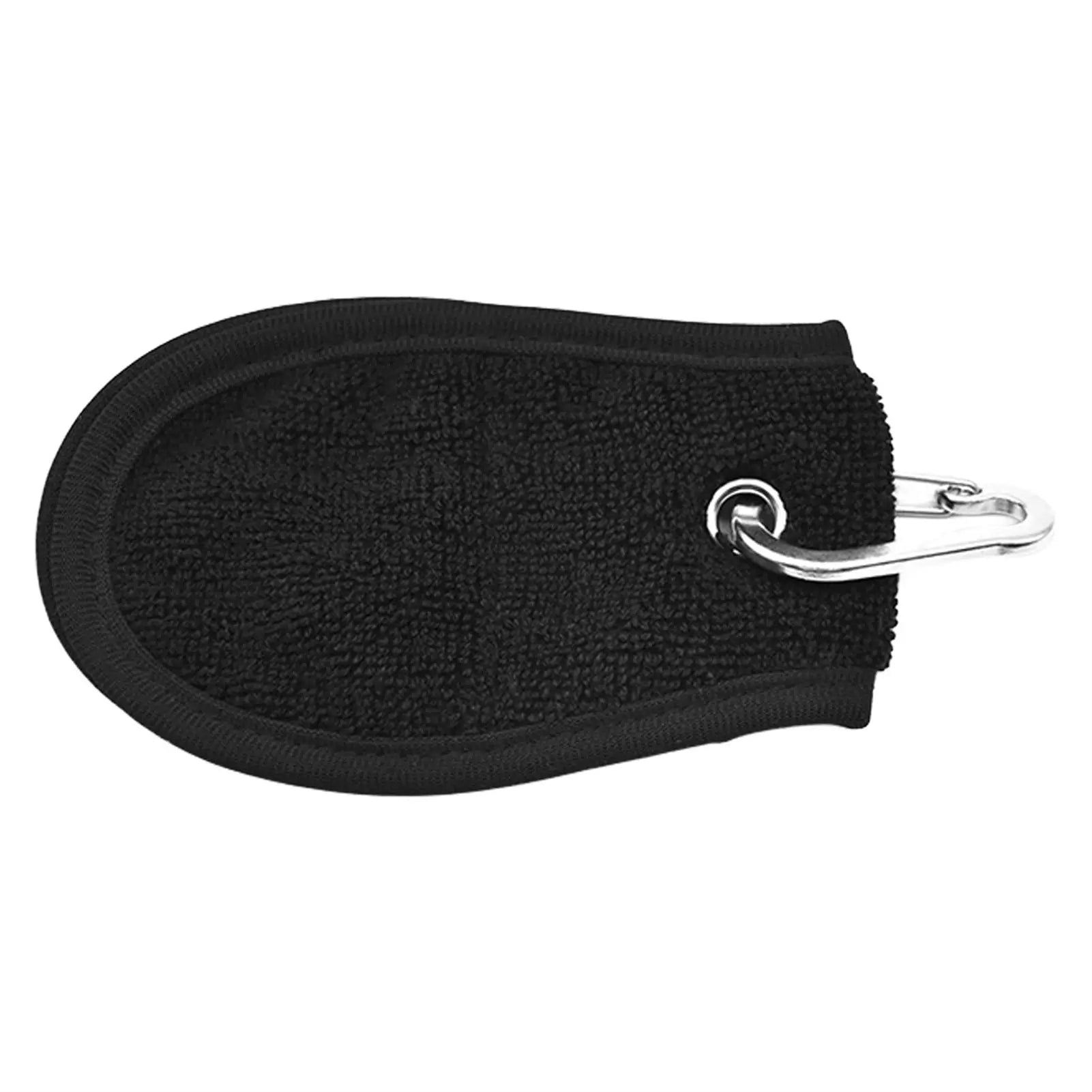 Golf Ball Cleaning Towel Portable Double Sided Design With Adjustable Hook For Waist Attachment Peaceful Pleasures Health and Wellness