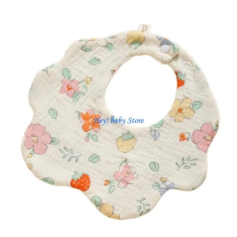 Soft Cotton Baby Bibs – Breathable & Absorbent Infant Drool Bib