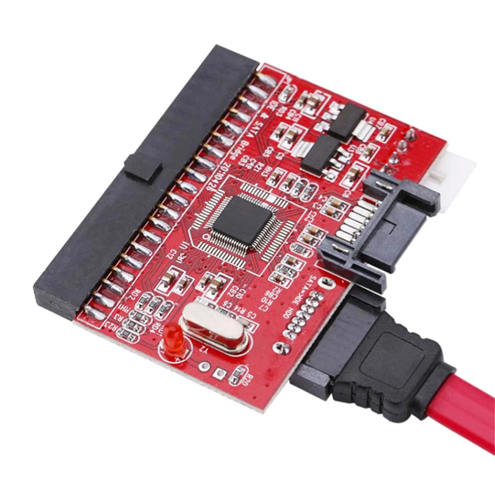 PCB+Metal IDE To SATA Converter SATA To IDE Adapter Bidirectional Conversion Card Computer Hard Disk Motherboard Conversion Card Peaceful Pleasures Health and Wellness Default Title