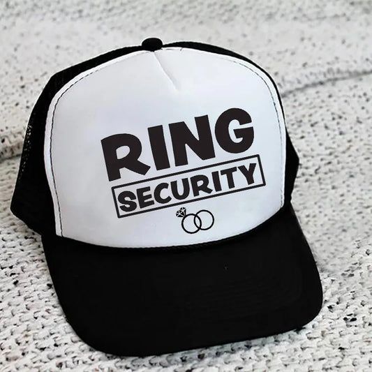 Ring Security Ring Bearer Boy Hat | Wedding Party Gift Wedding Accessory Hat Peaceful Pleasures Health and Wellness