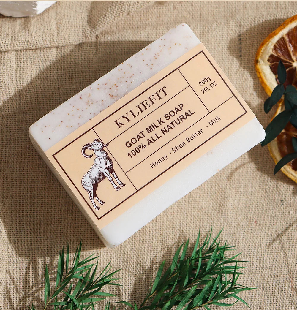 AILKE Organic Goat Milk Soap Bar | Honey & Shea Butter
