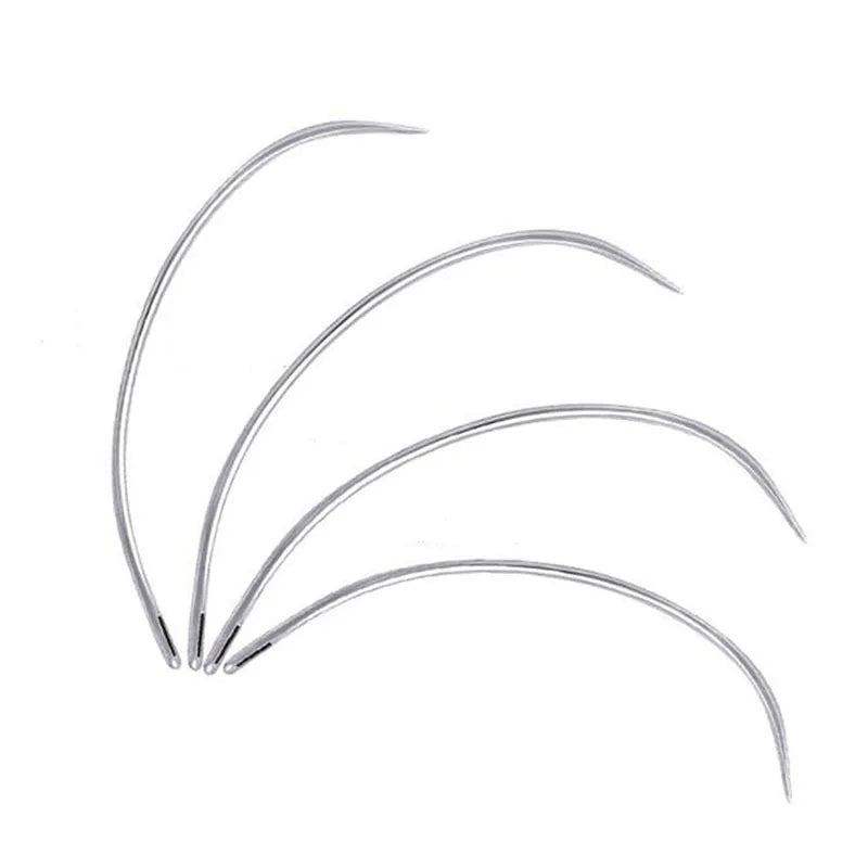 4-Piece Curved Needle Set – Leather, Shoe Repair & Sewing