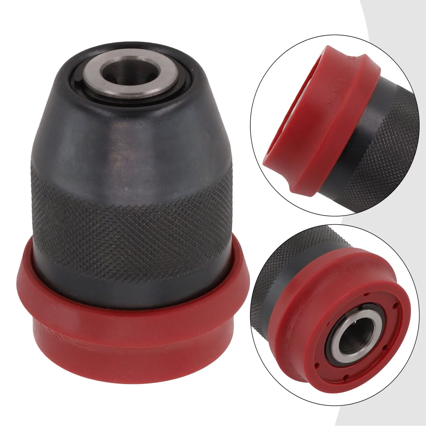0 8- Quick Connect Drill Chuck Hand Electric Keyless Threaded Metal