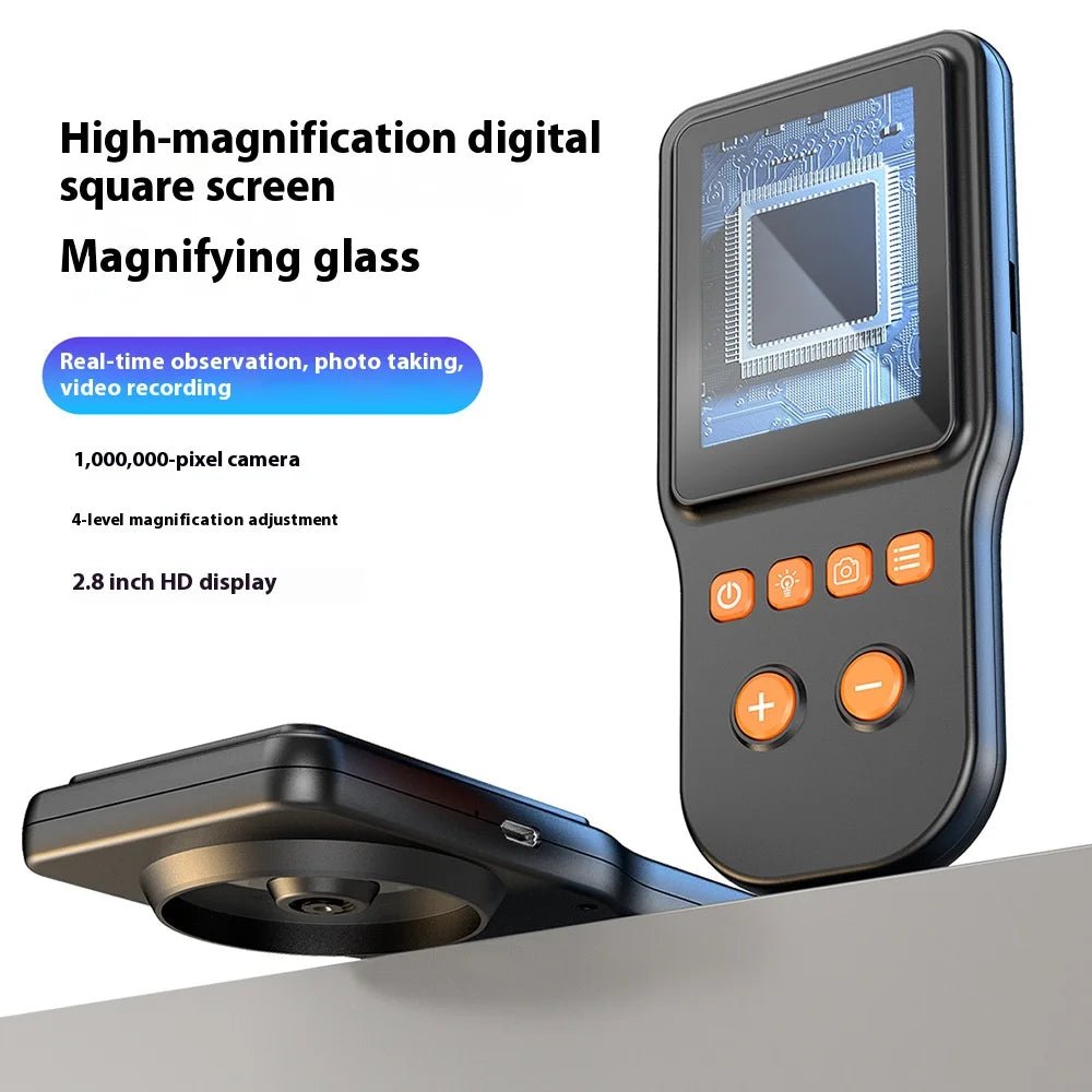 Digital Electronic Microscope Autofocus with 500X Zoom Magnifying 2.8Inch Screen for Coin Microscopio Windows/mac Peaceful Pleasures Health and Wellness