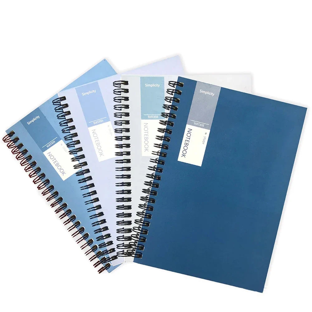 A5/B5 Vintage Spiral Notebook – 40/80 Sheet Journal & Diary