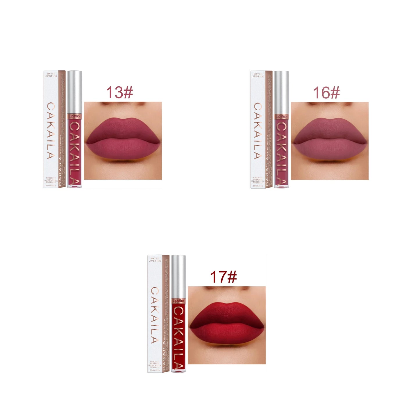 18-Color Matte Waterproof Lipstick – Non-Transfer Lip Gloss Set
