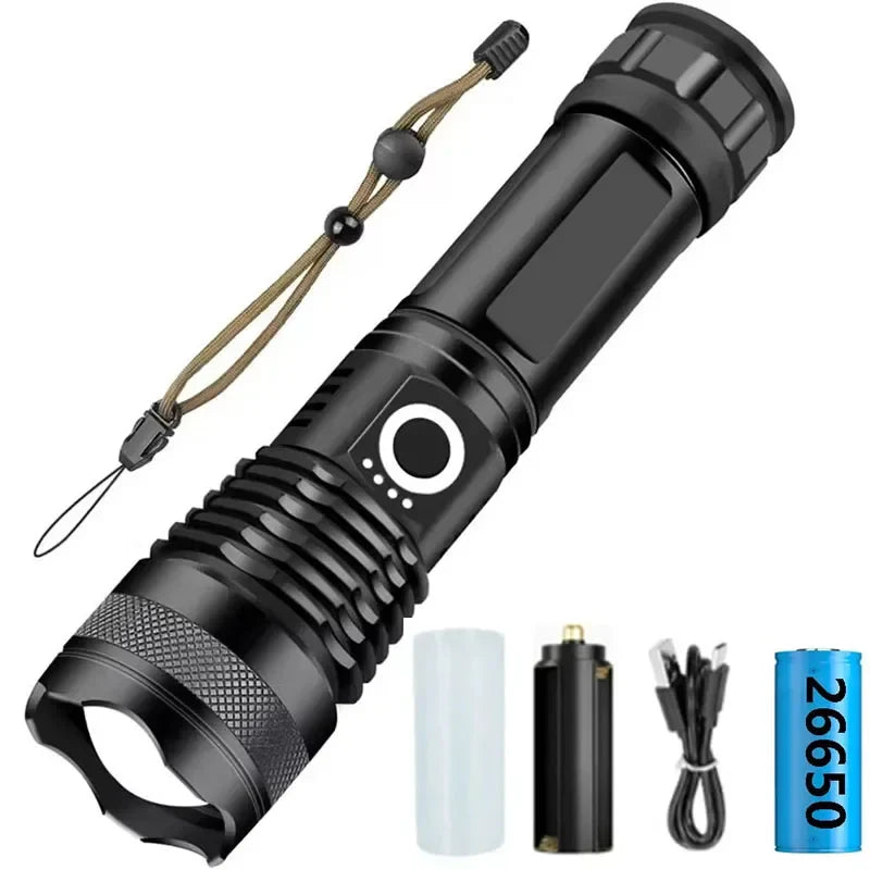 ESMARTER X71 LED Torch USB Rechargeable Zoomable Waterproof