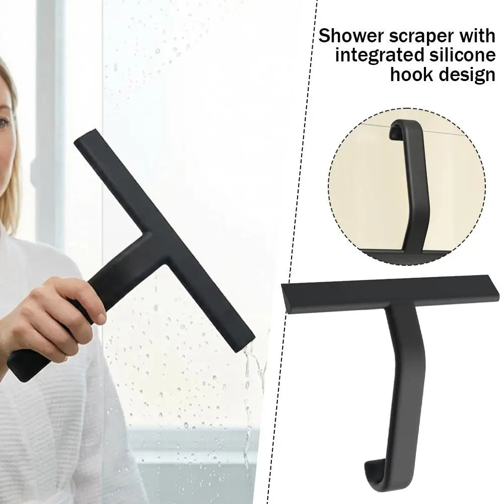 Streak-Free Silicone Squeegee | Shower, Glass & Mirror Scraper