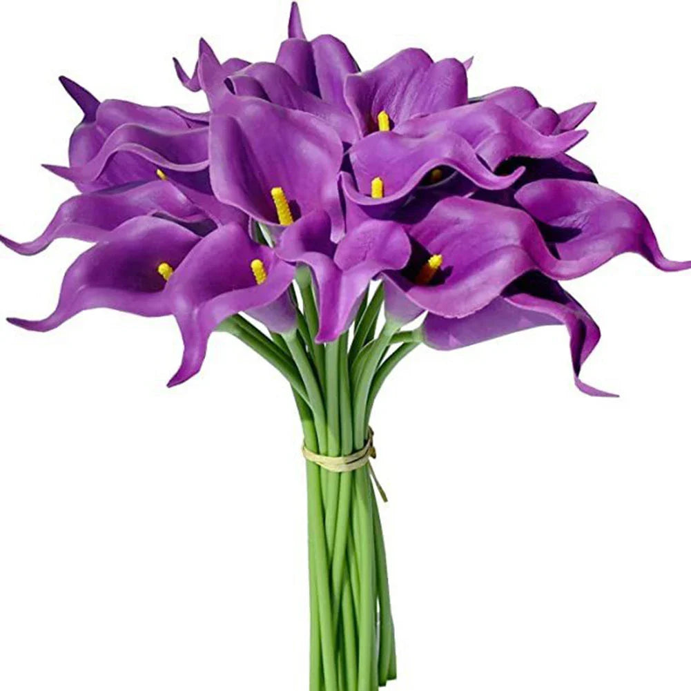 Calla Lily Artificial Bouquet – Wedding & Home Decor Flowers