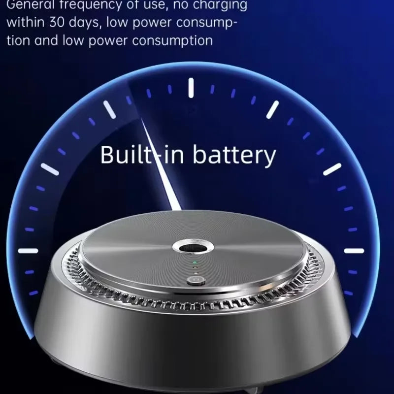 Electric Aroma Diffuser USB Rechargeable Essential Oil Diffuser Car Air Freshener Portable Waterless Aromatherapy Car Diffuser Peaceful Pleasures Health and Wellness