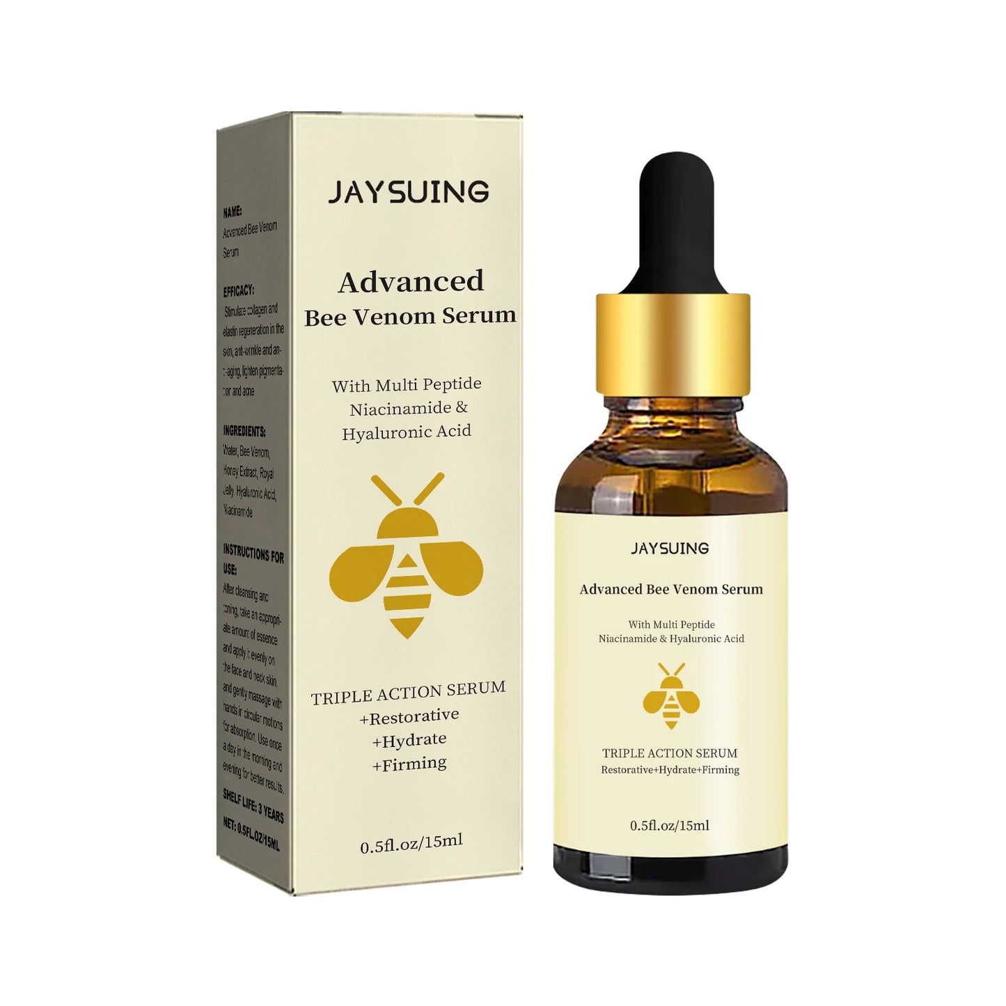 Bee Venom Anti-Aging Firming Serum – Wrinkles & Dark Spots